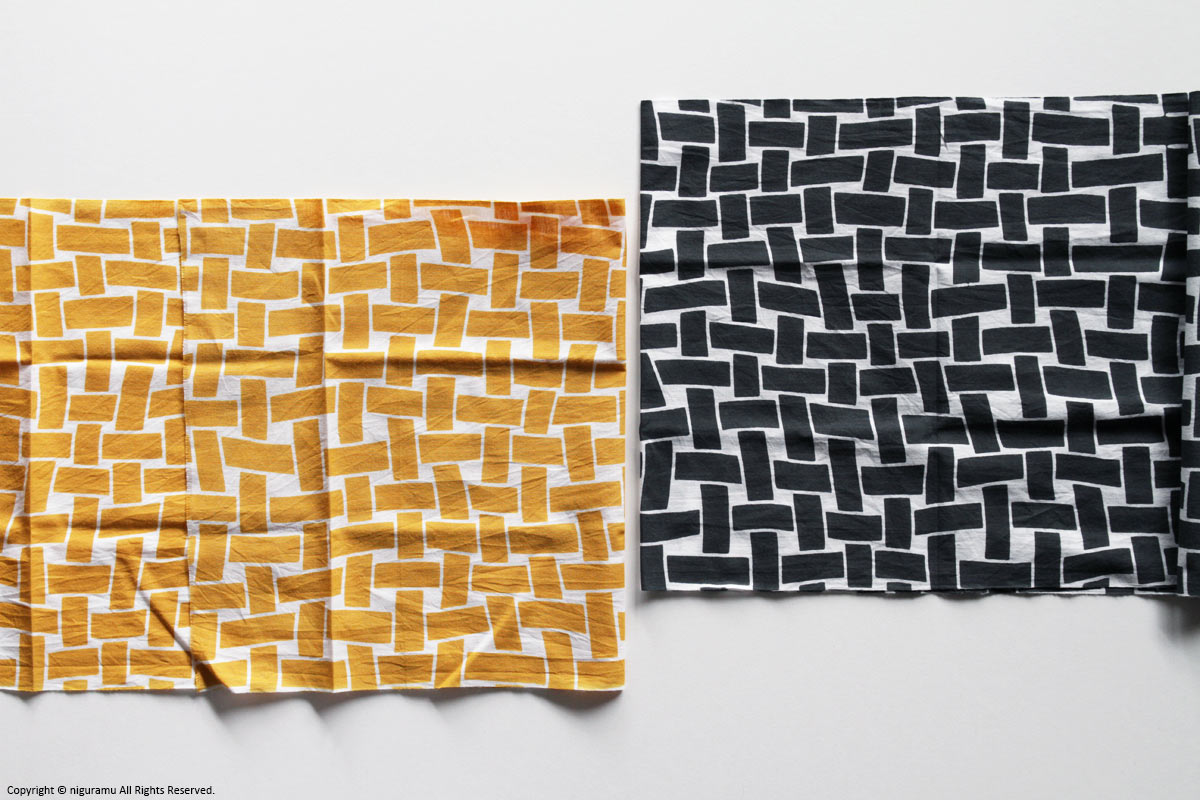 手ぬぐい, 平織