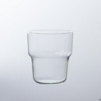 Heat-resistant glass cup, Curved 350mL