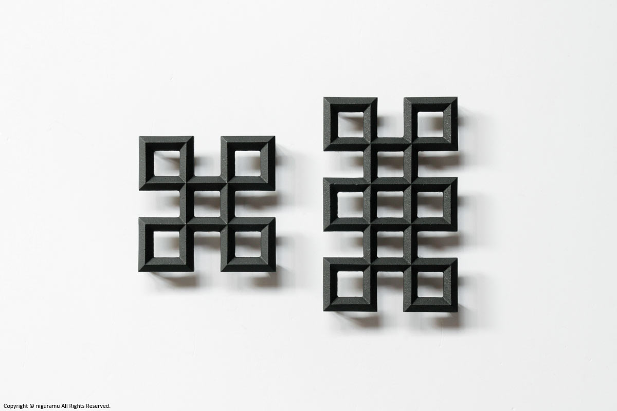 鍋敷き, 組格子