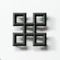 鍋敷き, 組格子 A