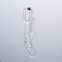 connected earring, long / CL