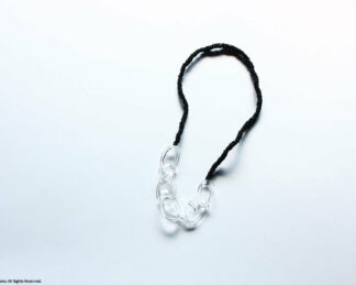 rhythm necklace / fabric_BK & CL