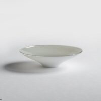 浅鉢 160 / 灰_白