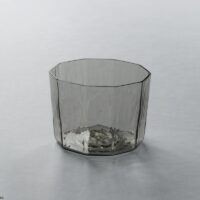 型吹き十角ミニボウル / グレー